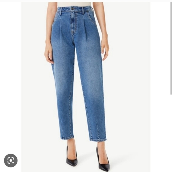 New Scoop Pleated Denim Size 2 - Picture 4 of 12